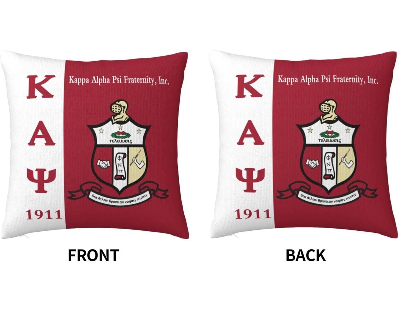 Kappa Alpha Psi Inspired Pillow