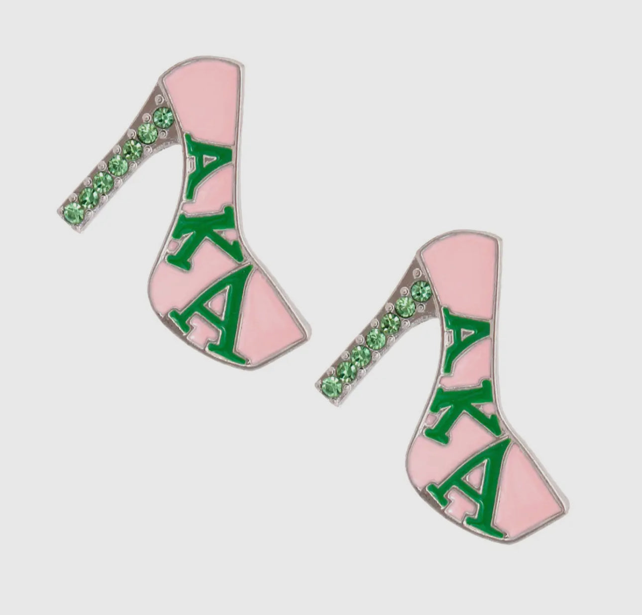 Alpha Kappa Alpha Stud Earrings AKA