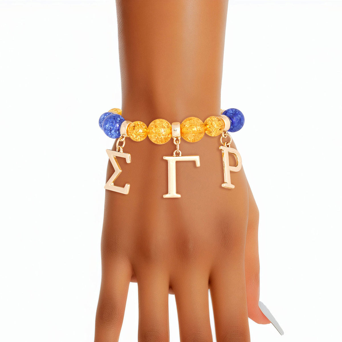 Sigma Gamma Rho Inspired Bead Bracelet