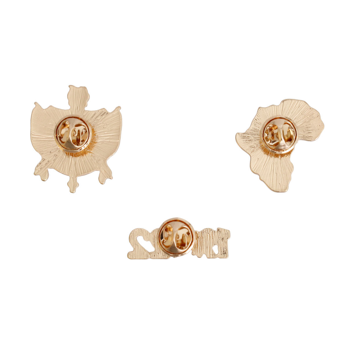 Sigma Gamma Rho Sorority Pin Set Blue Gold SGRHO Brooch