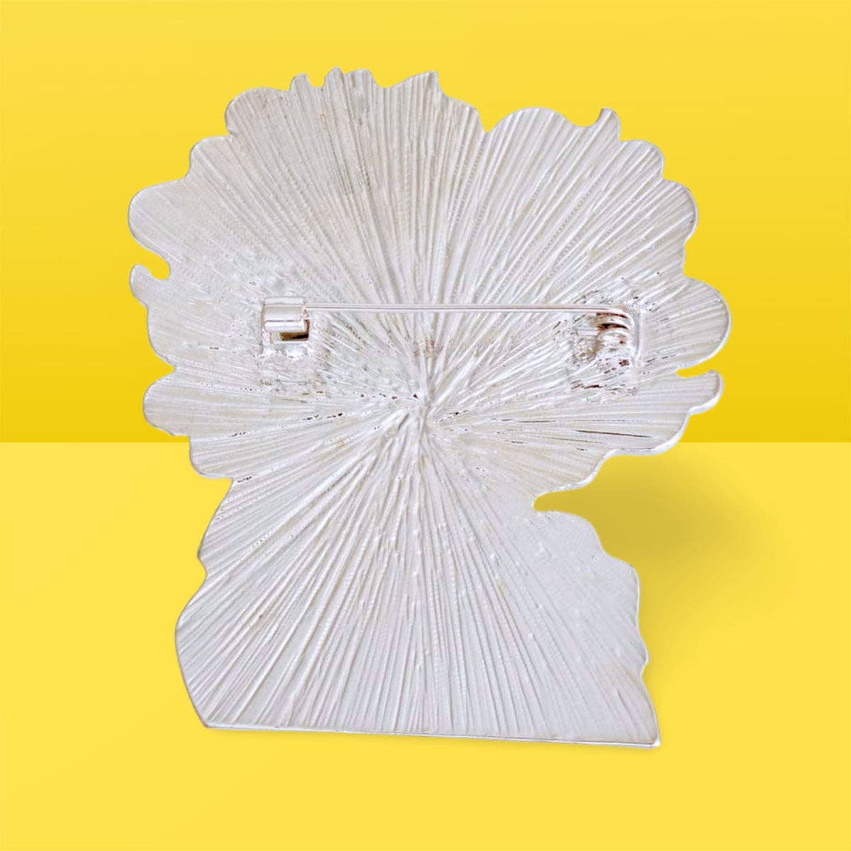 Sigma Gamma Rho Blue Gold Curly Hair Woman Pin