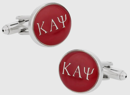 Kappa Alpha Psi Silver Cuff Links