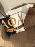 Alpha Phi Alpha Inspired Pillow 18 inches by 18 inches