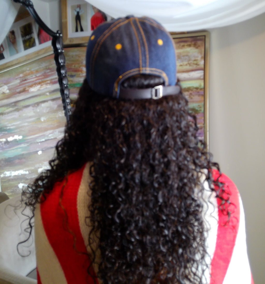 DST Denim Rhinestone Cap Hat Delta Sigma Theta