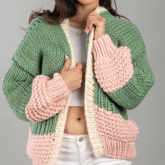 AKA Pink and Green Alpha Kappa Alpha Inspired Sweater