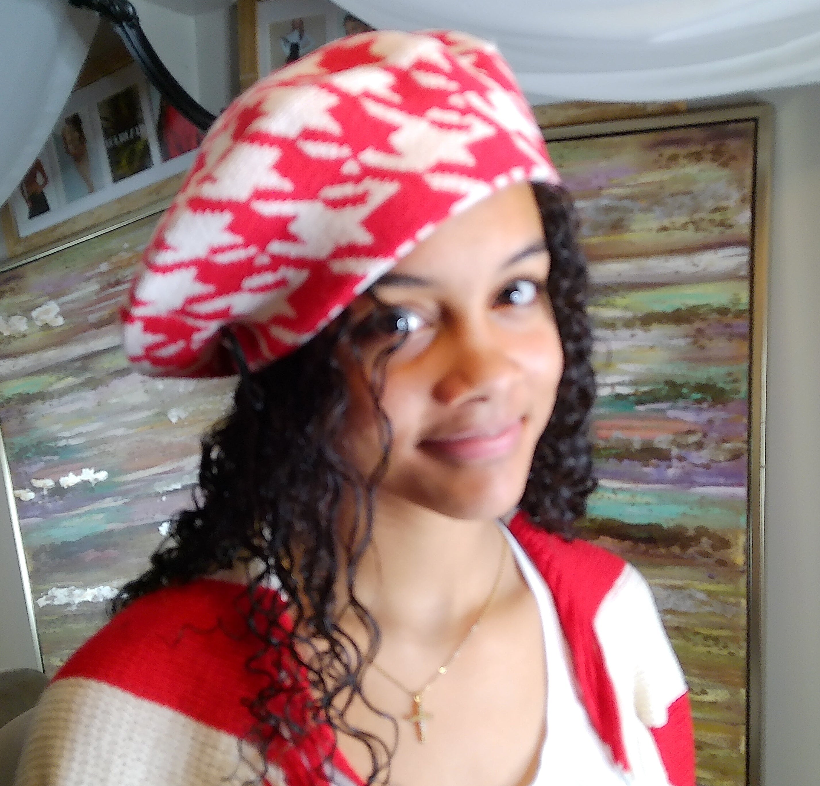 DST Inspired Houndstooth Beret Hat