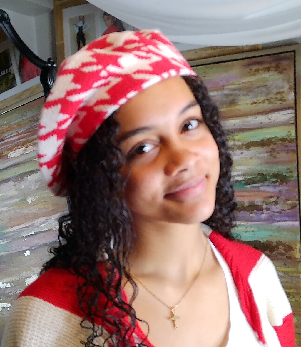 DST Inspired Houndstooth Beret Hat