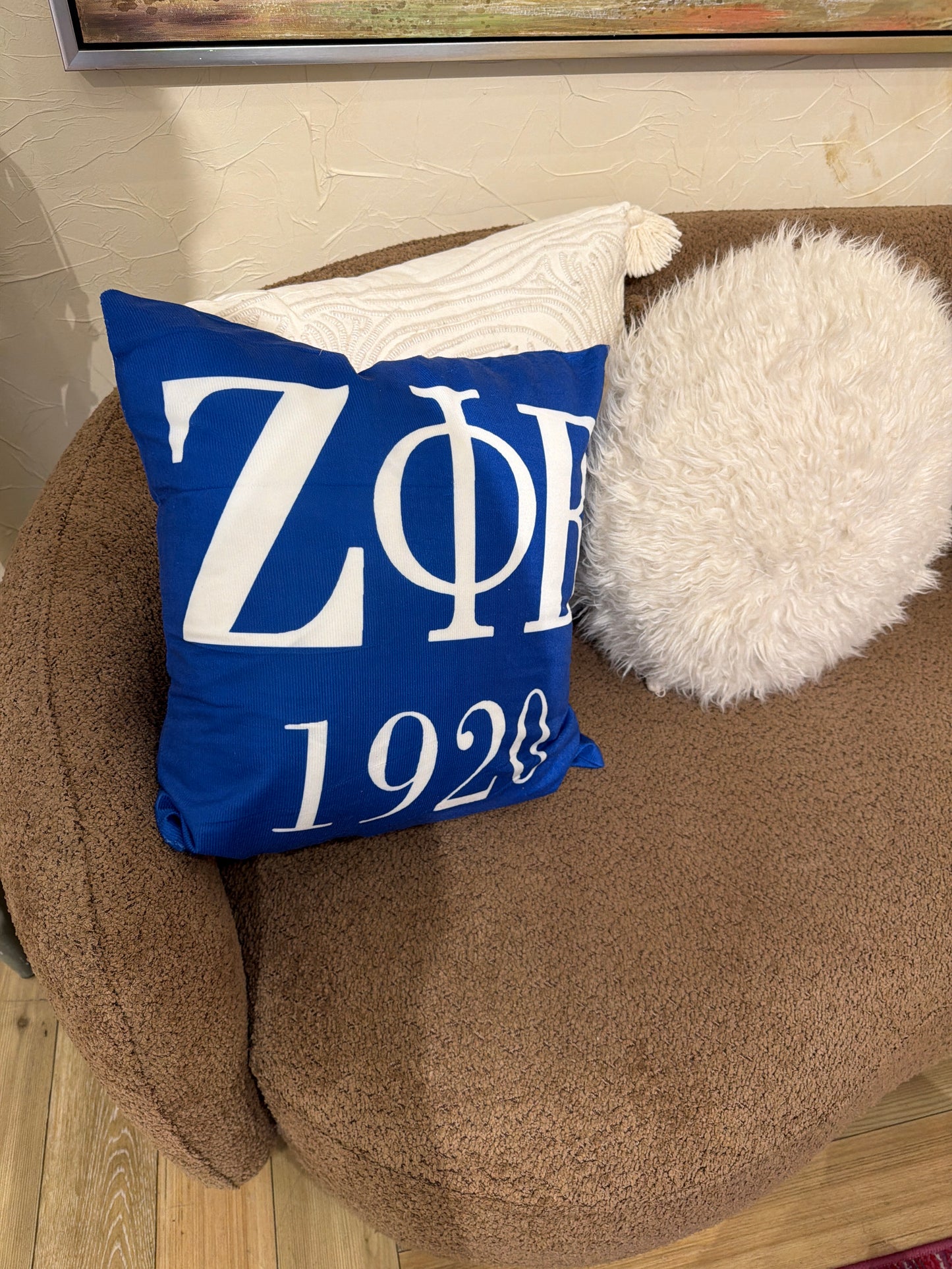 ZPB 1920 Inspired Pillow For Zeta Phi Beta Women