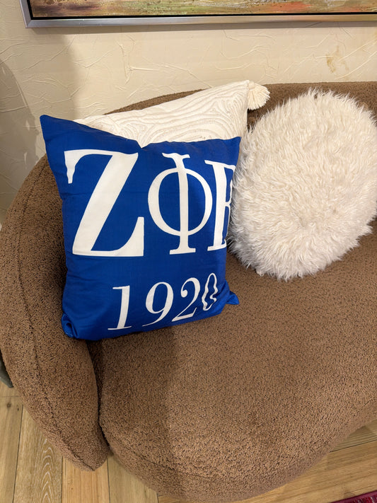 ZPB 1920 Inspired Pillow For Zeta Phi Beta Women