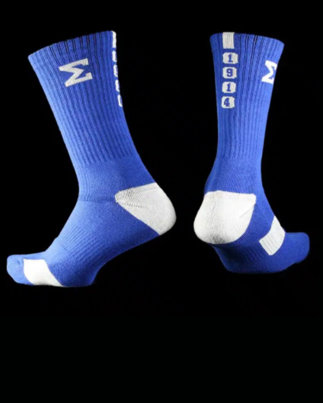 Phi Beta Sigma Inspired Crew Socks