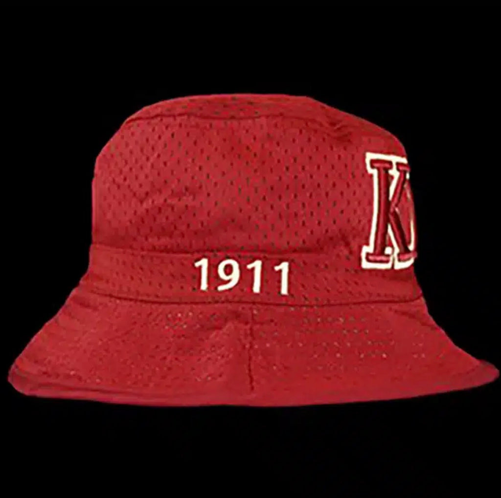 Kappa Alpha Psi Inspired Bucket Hat Crimson/Cream