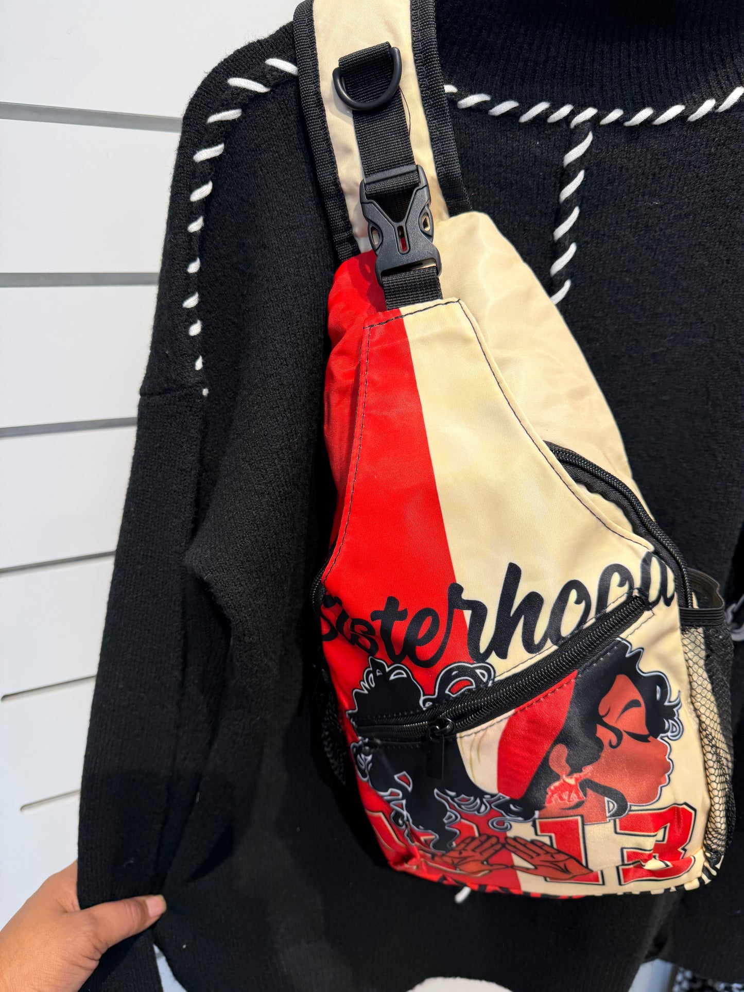 Delta Sigma Theta Inspired Sling Bag Sisterhood