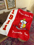 Kappa Alpha Psi Inspired Blanket Throw 50" by 60"