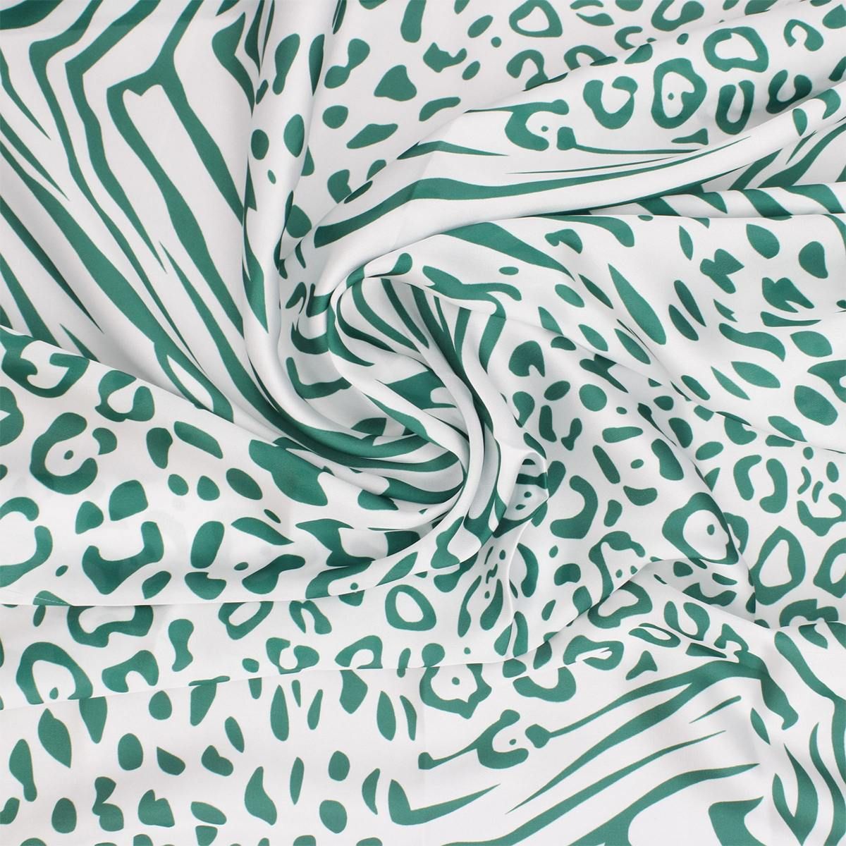 AKA Sorority Inspired Animal Print Square Scarf for Women