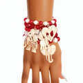 DST Delta Sigma Theta Sorority Inspired Elephant Bracelets|Stretch to Fit