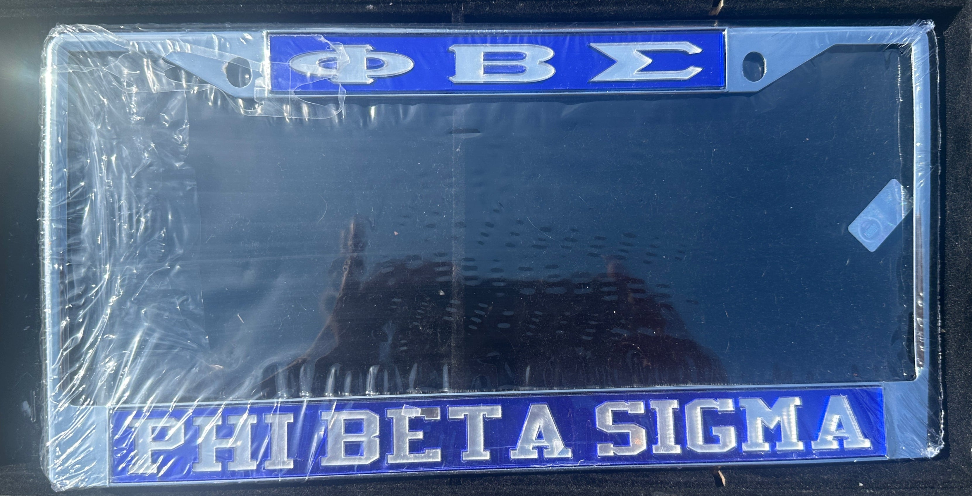Phi Beta Sigma Inspired License Plate Frame