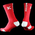 Kappa Alpha Psi Red socks with white accents