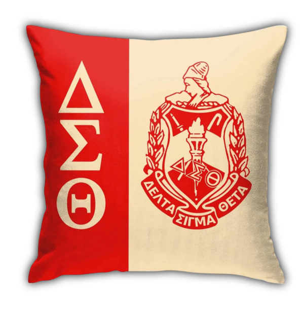 DST Inspired Pillow for Delta Sigma Theta Women