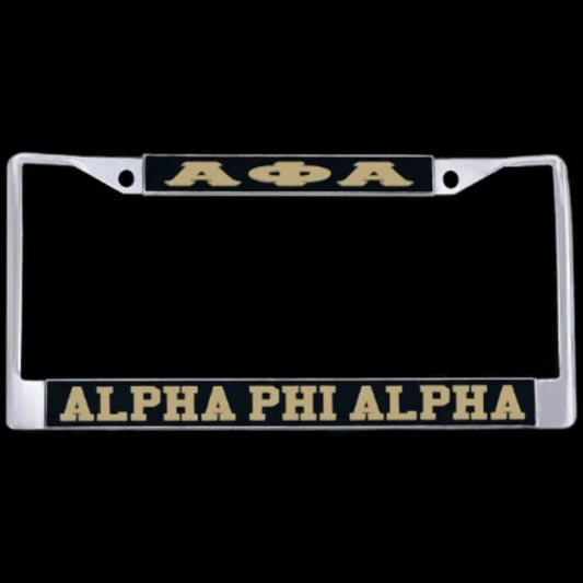 Alpha Phi Alpha Inspired License Frame