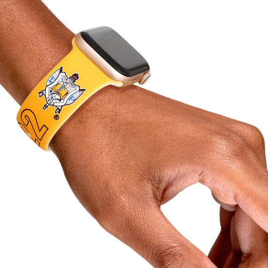 Sigma Gamma Rho Apple Watch Band SGRHO Sorority Yellow Blue 1922 Apple Watch Band Strap
