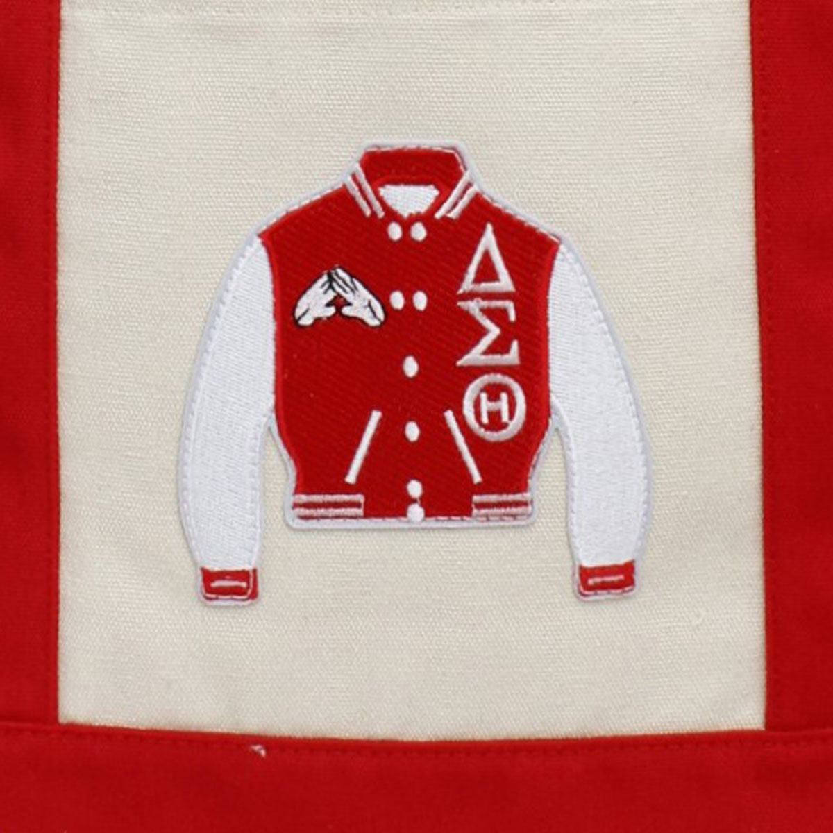 DST Sorority Large Canvas Tote Bag Reusable Merch