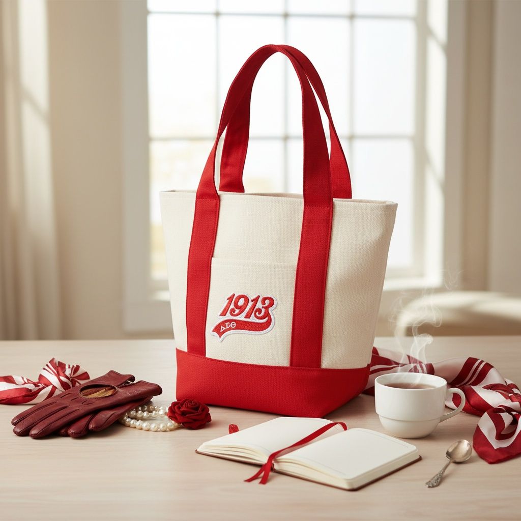 DST Mini Canvas Tote Bag 1913 Embroidered Merch