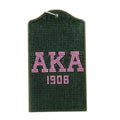 AKA Green Sparkle Sorority Pride ID Badge Holder