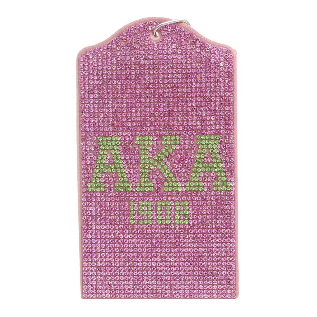 AKA Pink Sparkle Sorority Pride ID Badge Holder
