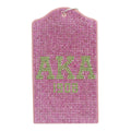 AKA Pink Sparkle Sorority Pride ID Badge Holder