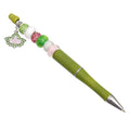 AKA Sorority Bling Bead and Ivy Charm Green Pen Alpha Kappa Alpha