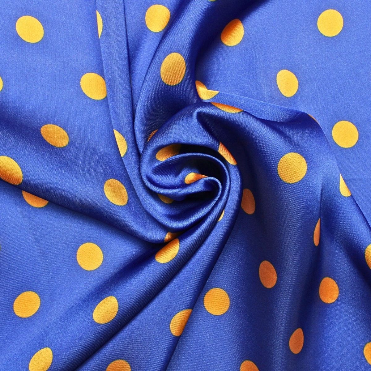 SGRHO Blue Yellow Polka Dot Square Sorority Scarf
