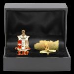 Kappa Alpha Psi Inspired Shield Cuff Links