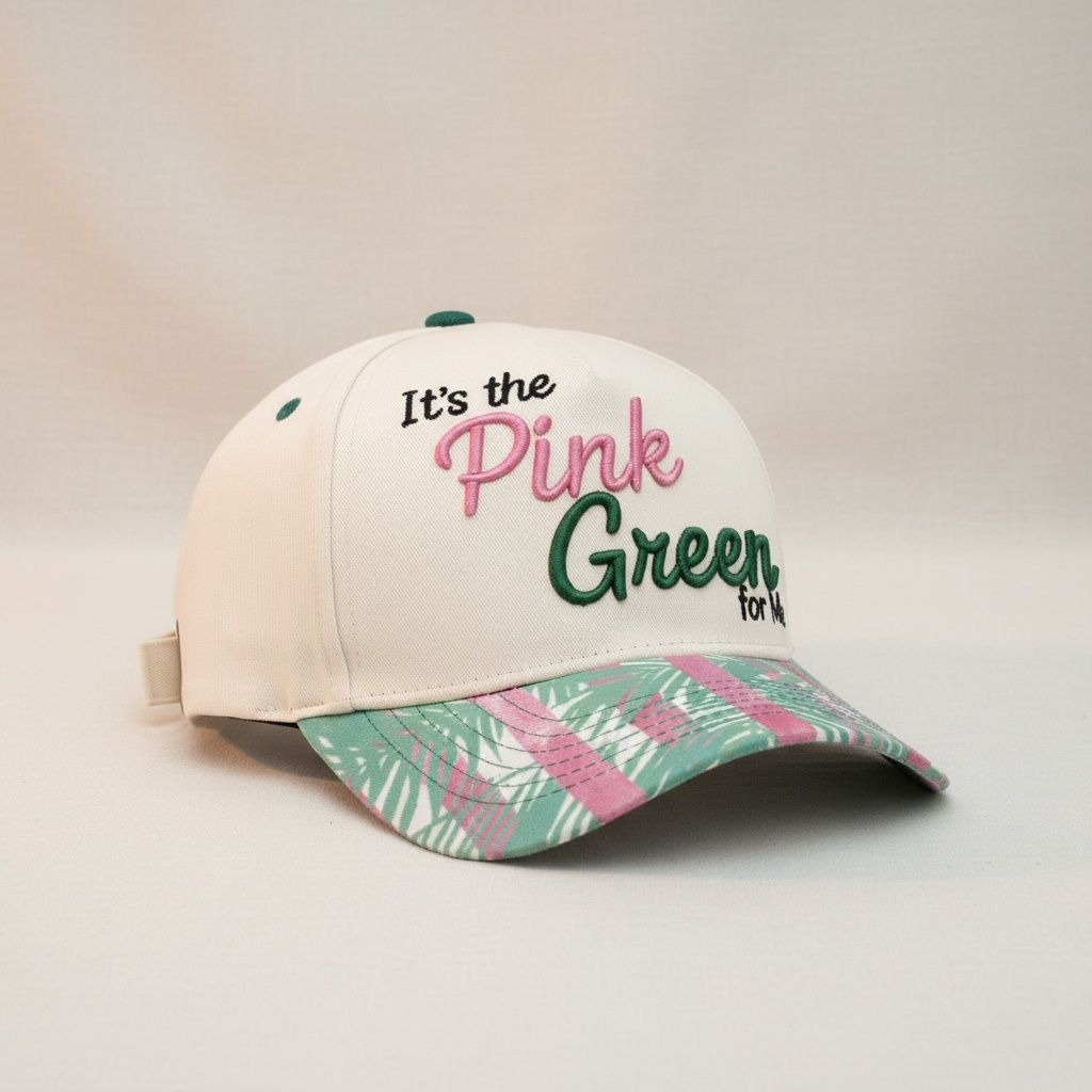 It's the Pink Green for Me Baseball Cap
