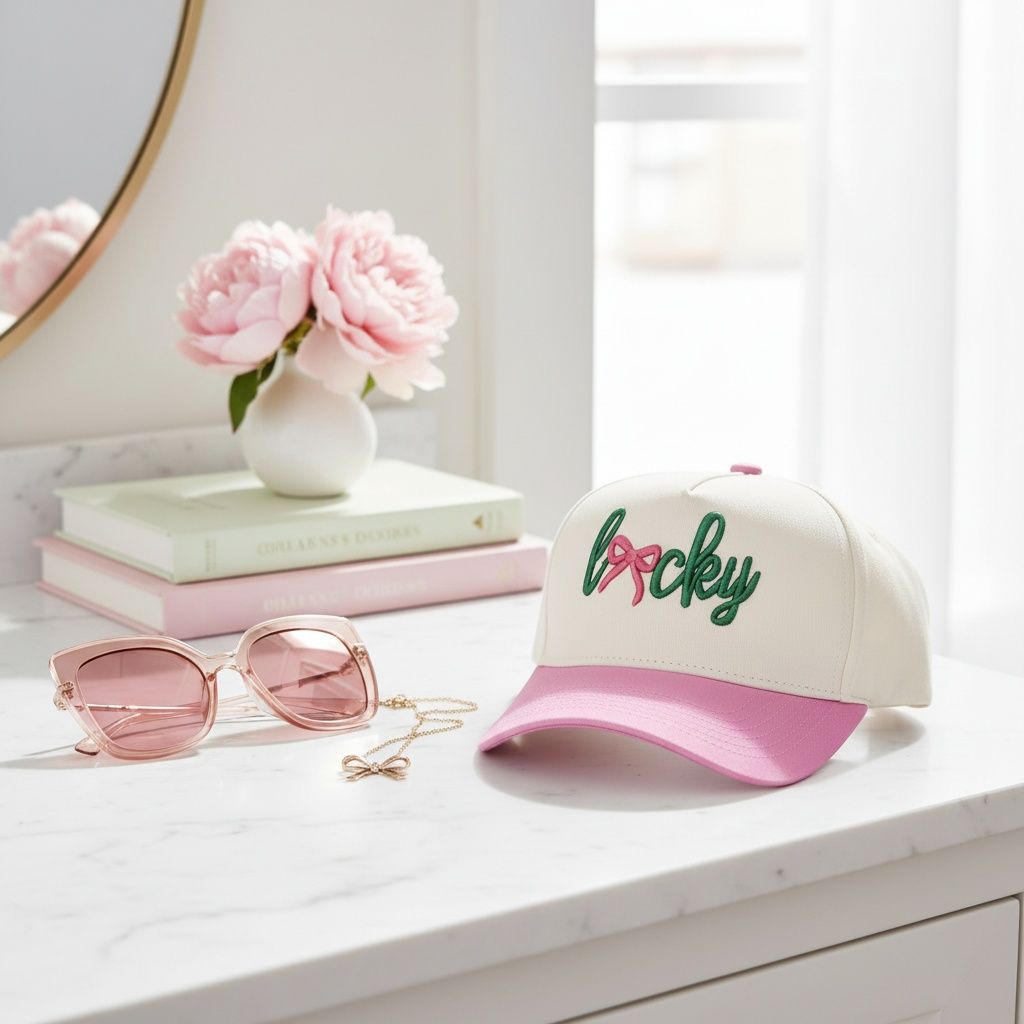 Lucky Bow Sorority Baseball Cap