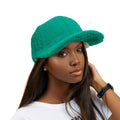 AKA Sorority Green Sherpa Baseball Hat for Women