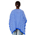 ZPB Sorority Inspired Kimono Blue White Block Print Zeta Phi Beta Clothes For Women