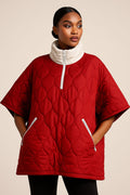 DST Sorority Apparel Quilted Puffer Poncho Women