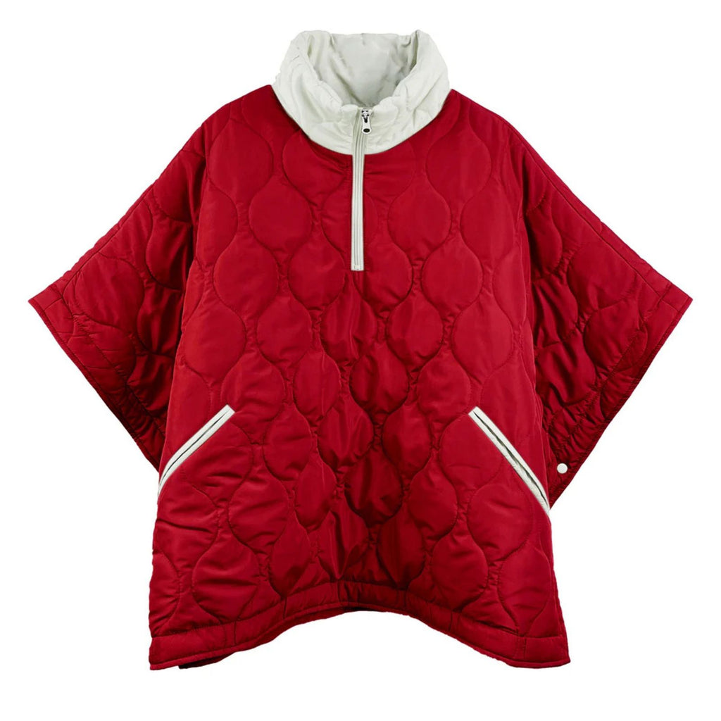 DST Sorority Apparel Quilted Puffer Poncho Women