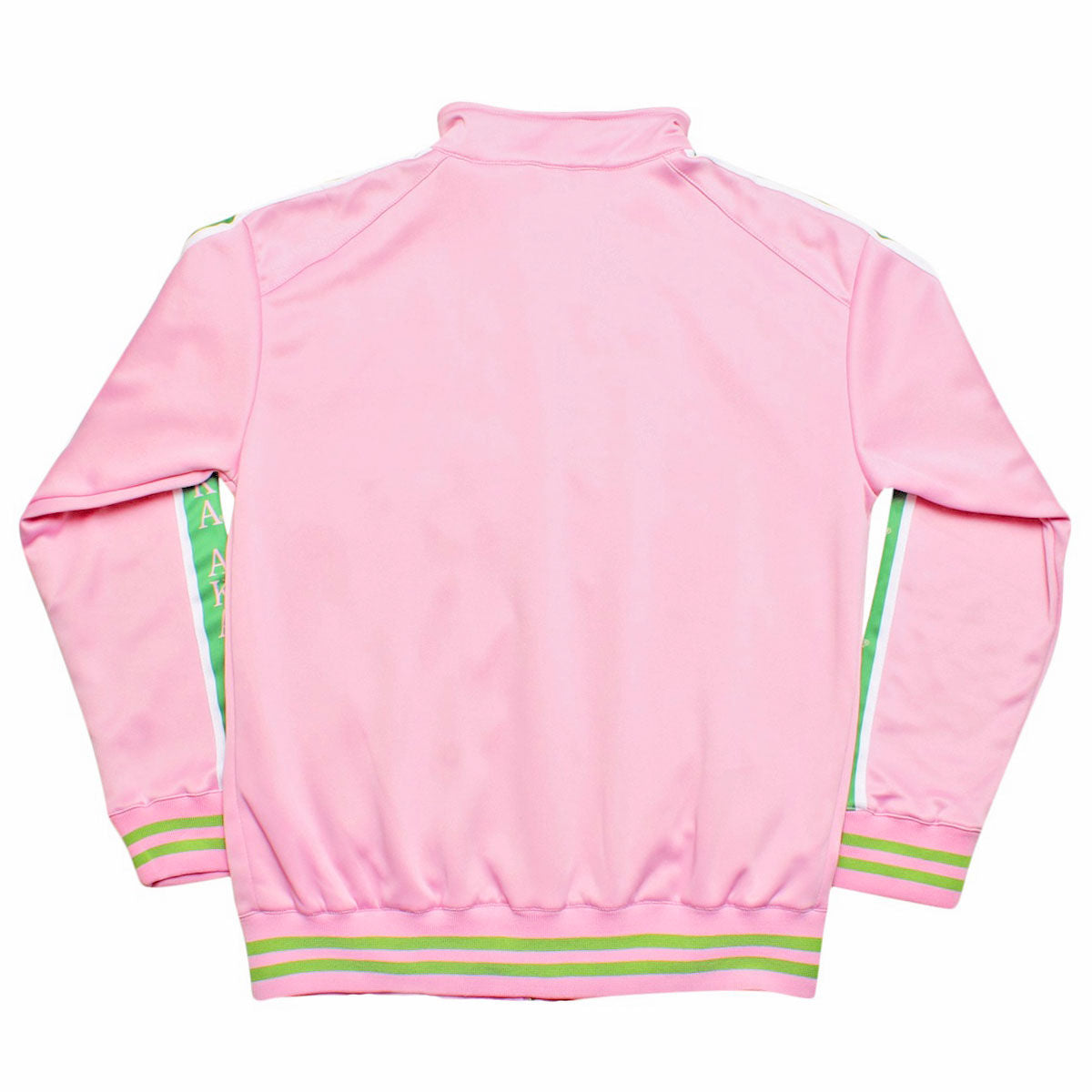 AKA Greek Apparel M Pink Zip Up Track Jacket