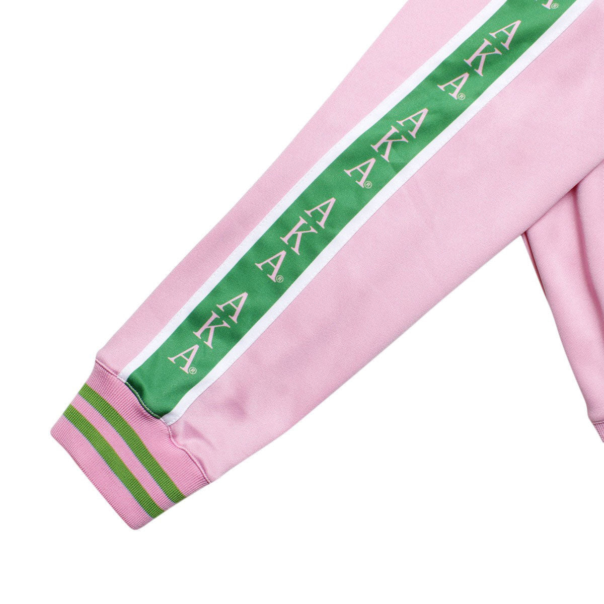 AKA Greek Apparel XL Pink Zip Up Track Jacket
