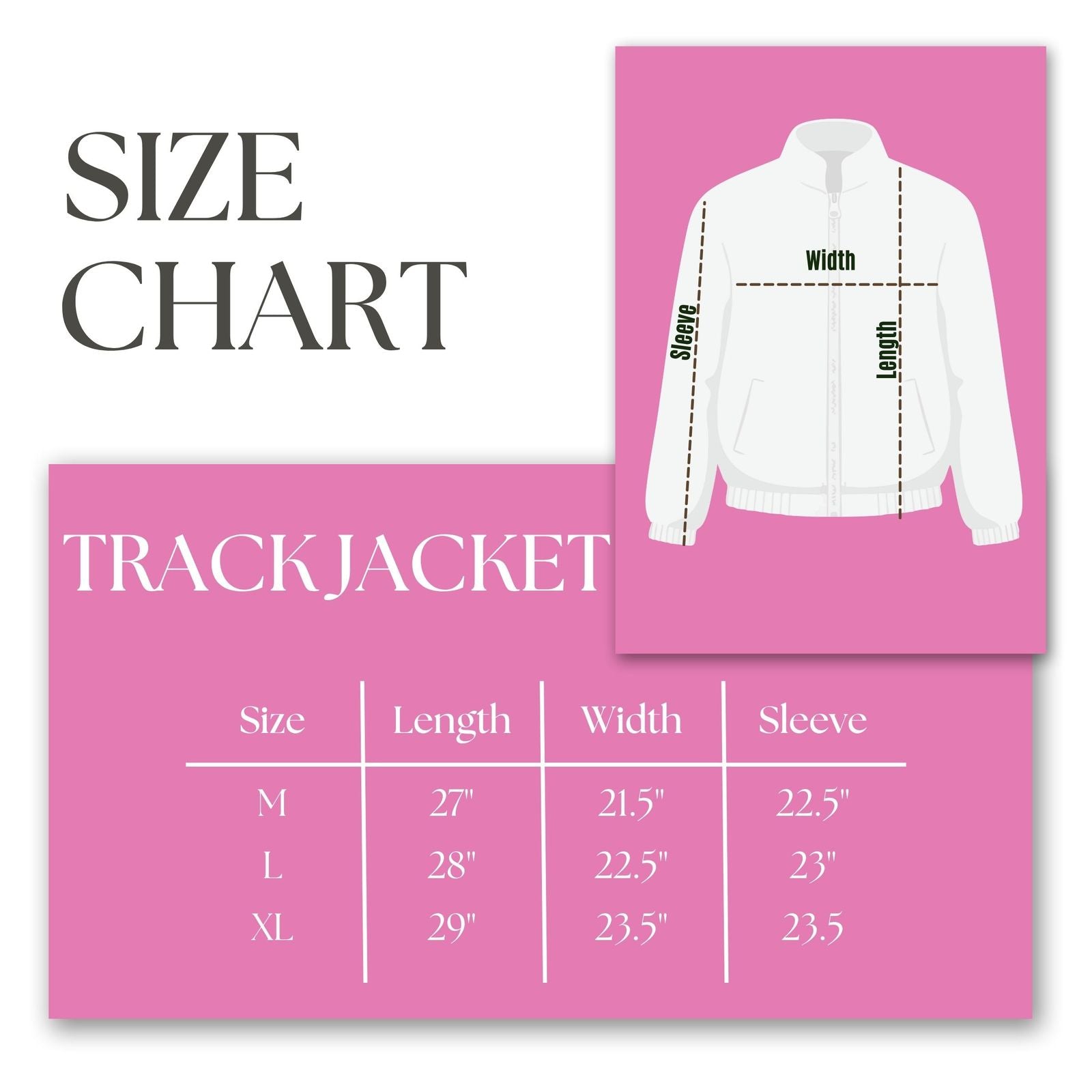 AKA Greek Apparel XL Pink Zip Up Track Jacket