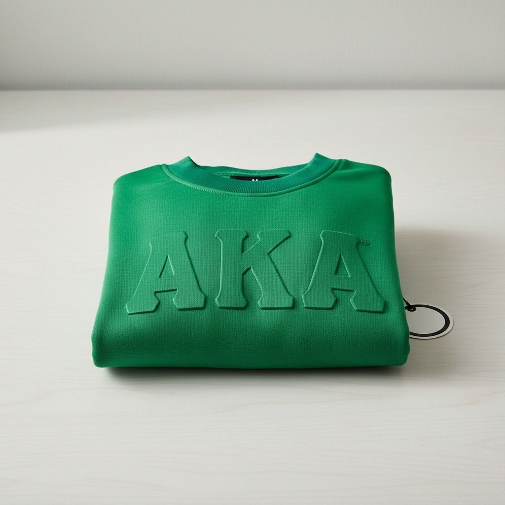 AKA Greek Merch XL Green Cold Shoulder Sweatshirt