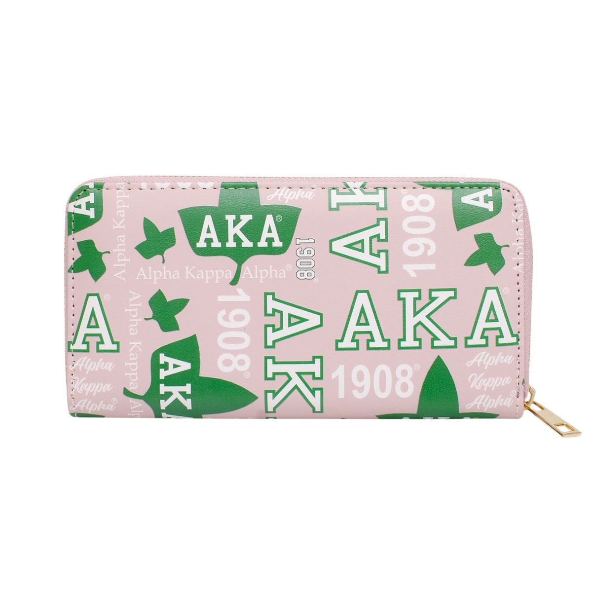 AKA Sorority Pride Graphic Print Zipper Wallet