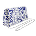 ZPB bag Sorority Pride Graphic Print Fold Over Clutch