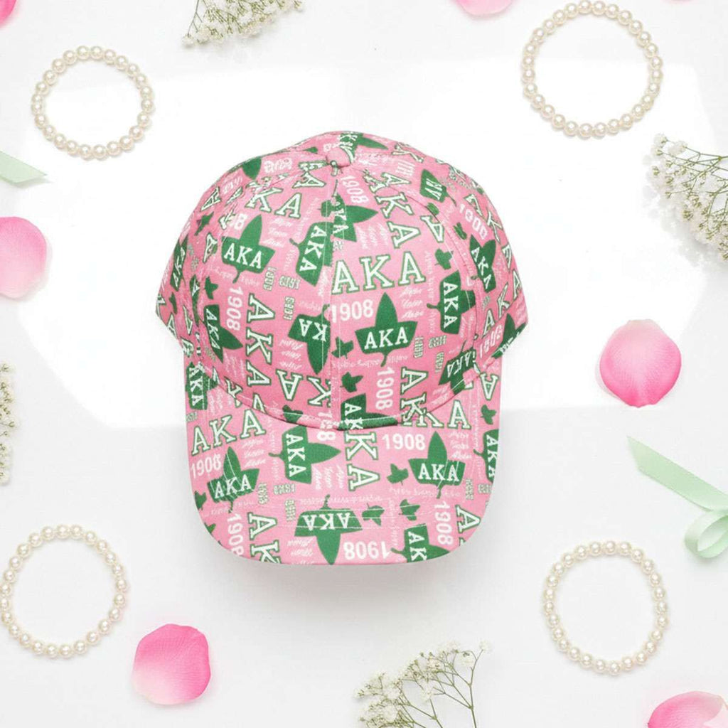 AKA Sorority Pride Graphic Print Baseball Hat