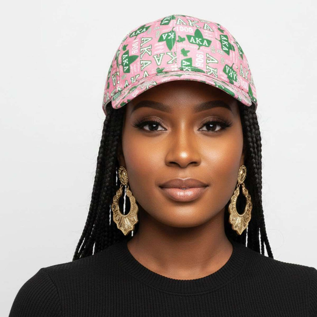 AKA Sorority Pride Graphic Print Baseball Hat